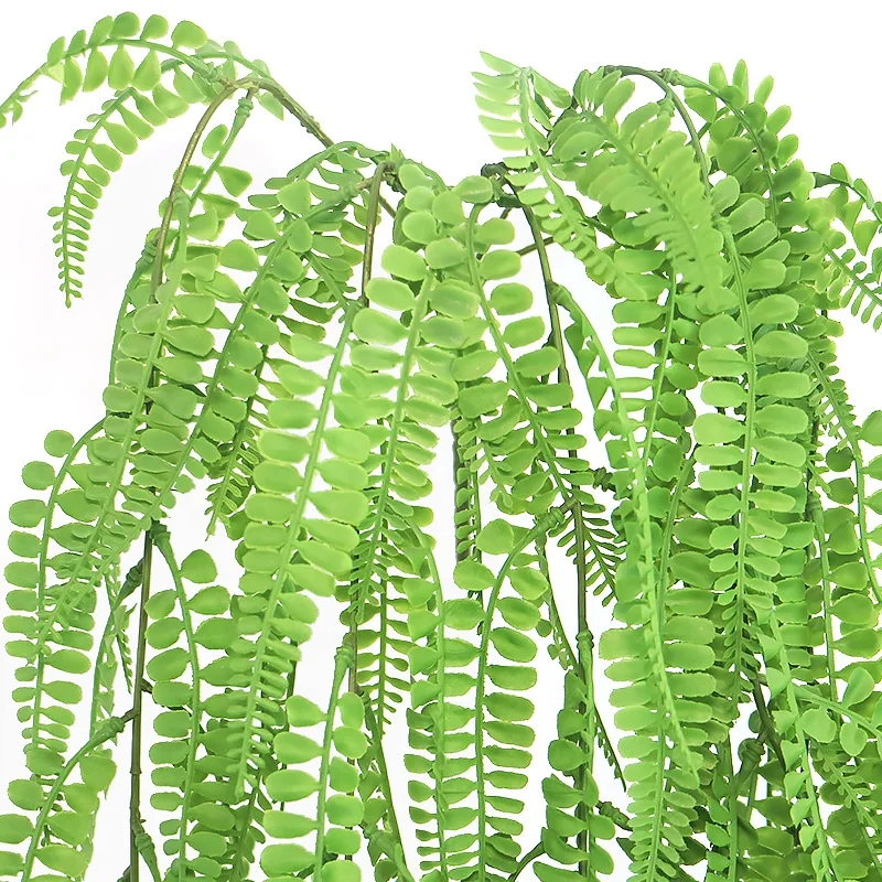 110cm long plastic hanging boston fern plant bush good for wall hanging decoration