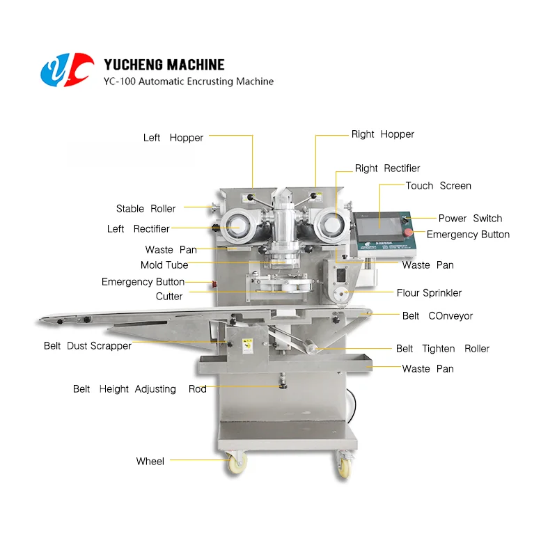 Yucheng Churros Making Machine Encrusting Machine Food Machine