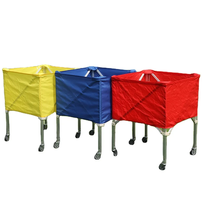 High Quality Portable Volleyball Basketball Football Tennis Ball Cart With Wheels