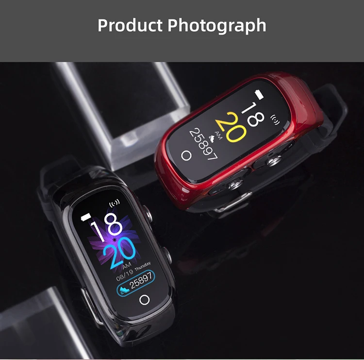 2022 наручные часы mi band смарт-часы N8 2 в 1 пульсометр фитнес-трекер кровяное давление спортивный смарт-браслет с