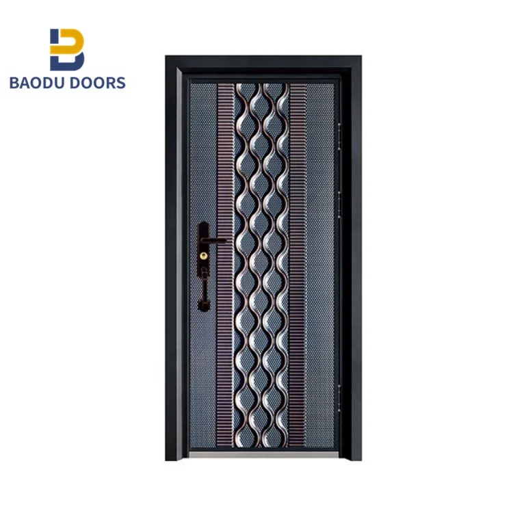 BOWDEU DOORS German security steeo doors for houses exterior Luxury design high quality security exterior steel door