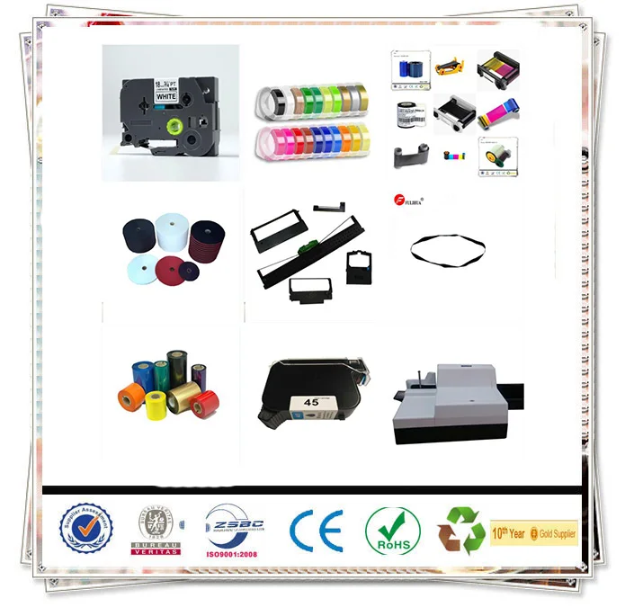 Compatible LQ300+ Ink Nylon Ribbon Cartridge for Epson LQ300 LX300 LQ800 LQ500 LQ570 LQ850 LQ850+ LQ870 Dot Matrix Printer