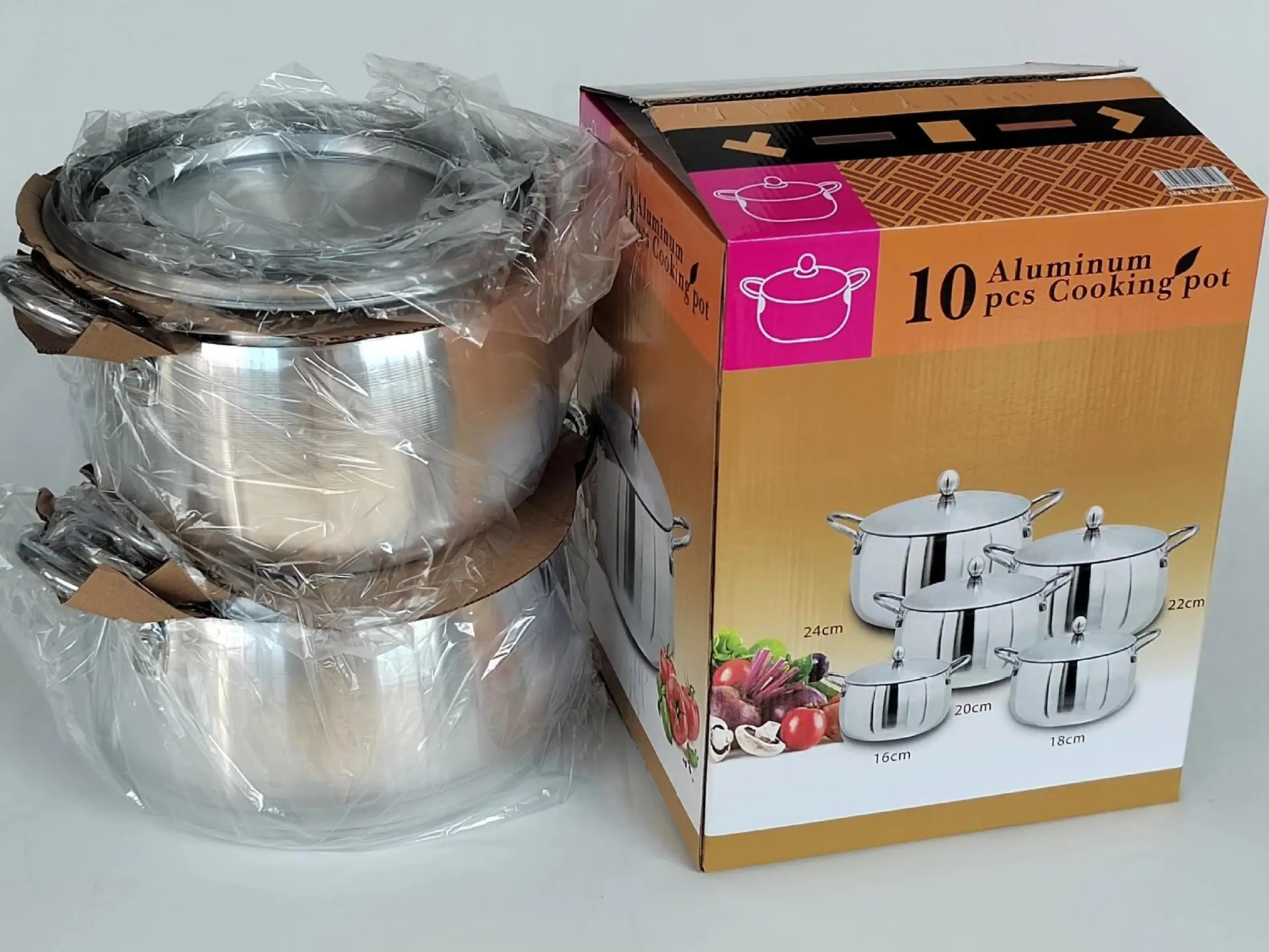 Chinese supplier korean soup pots disposable soup pots cooking pot with mixer