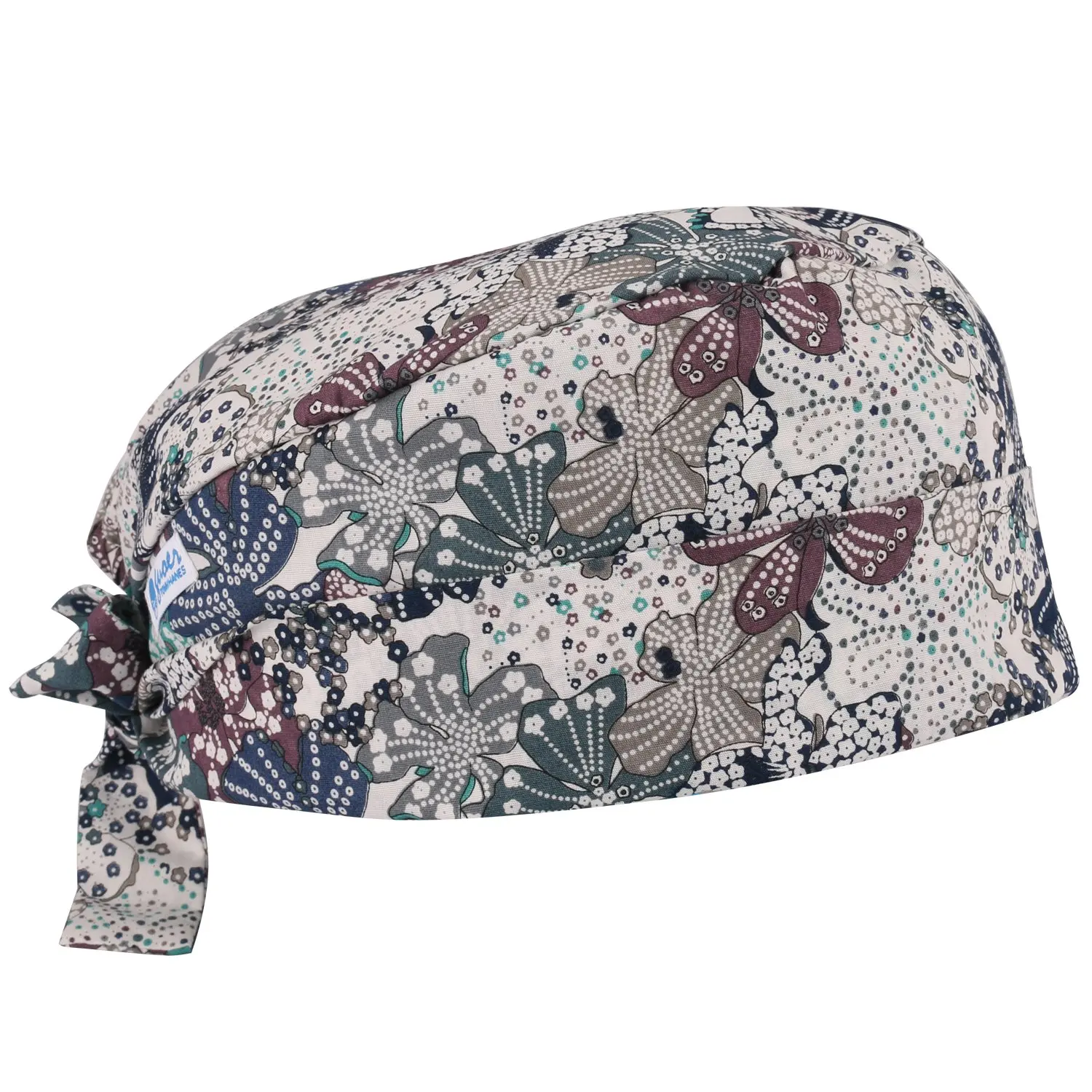 
GUOER 100% Cotton Reusable Washable Medical Surgical Nurse Scrub Cap Scrub Hat One Size Multi Color 