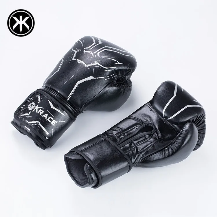 Krace 2020 Wholesale New Professional Manufacturer Custom logo Leather Sports Boxing Gloves For Power Training