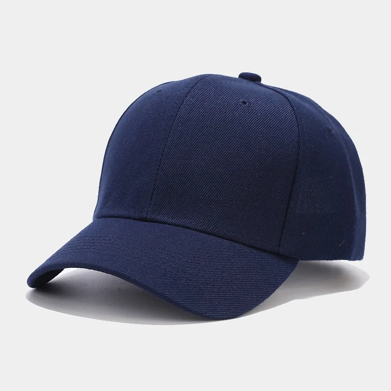 
 Popular Pure color light board baseball cap men women street hip-hop caps literary retro small fresh simple curved brim hat tide  