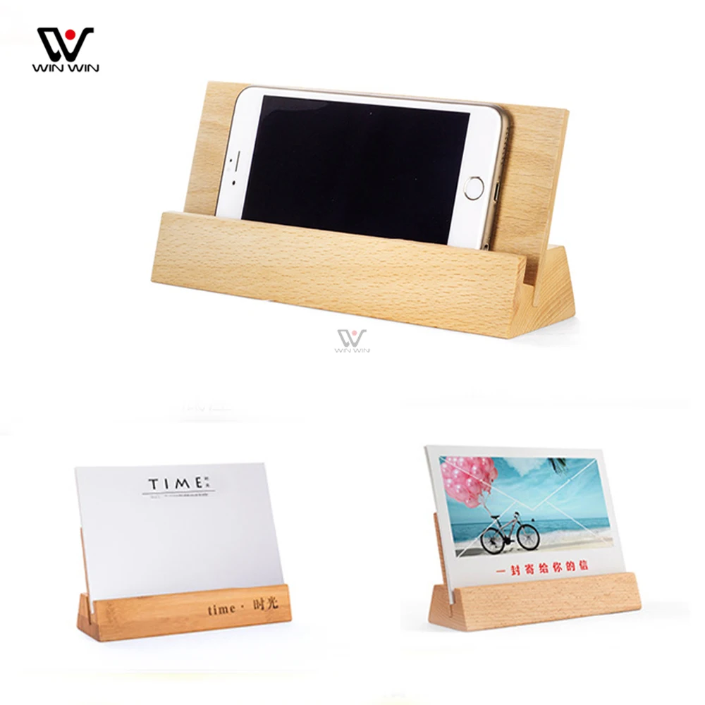 2021 OEM ODM Wooden Calendar Photo Base Desk