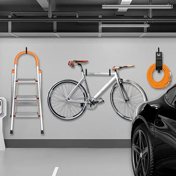 Steel Garage Wall Storage Bicycle Hook Tool Hook Ladder Hanger