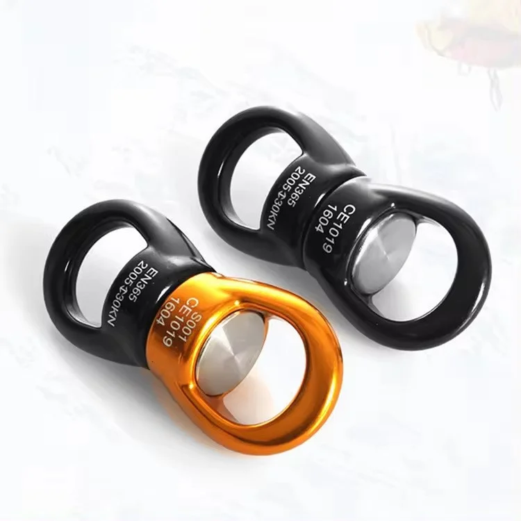 ANTMAX Safety Device Hanging Accessory 30kN Swing Swivel Rotational for Rock Climbing Hanging Hammock Web Tree