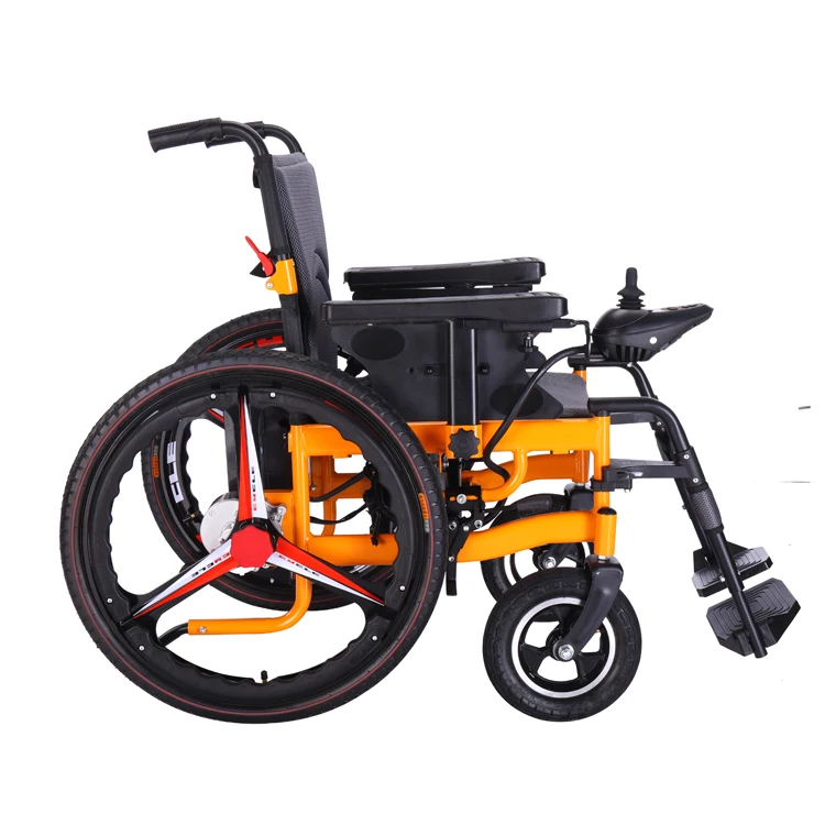 China manufacture multi-function electric wheelchair motor folding medical  wheelchair for disabled elderly