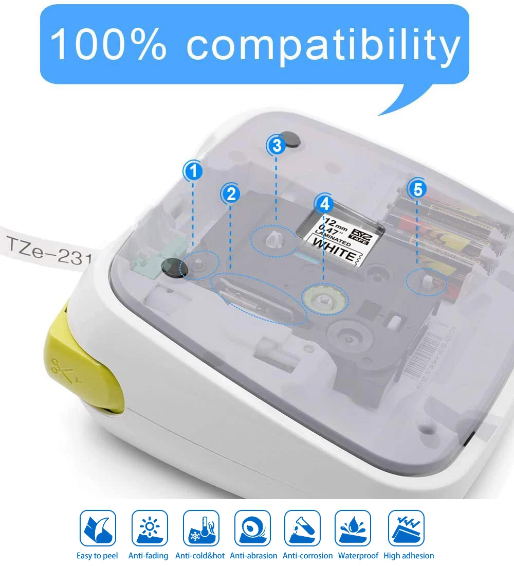 Совместимость Брат tze231 tz231 tze-231 1/2