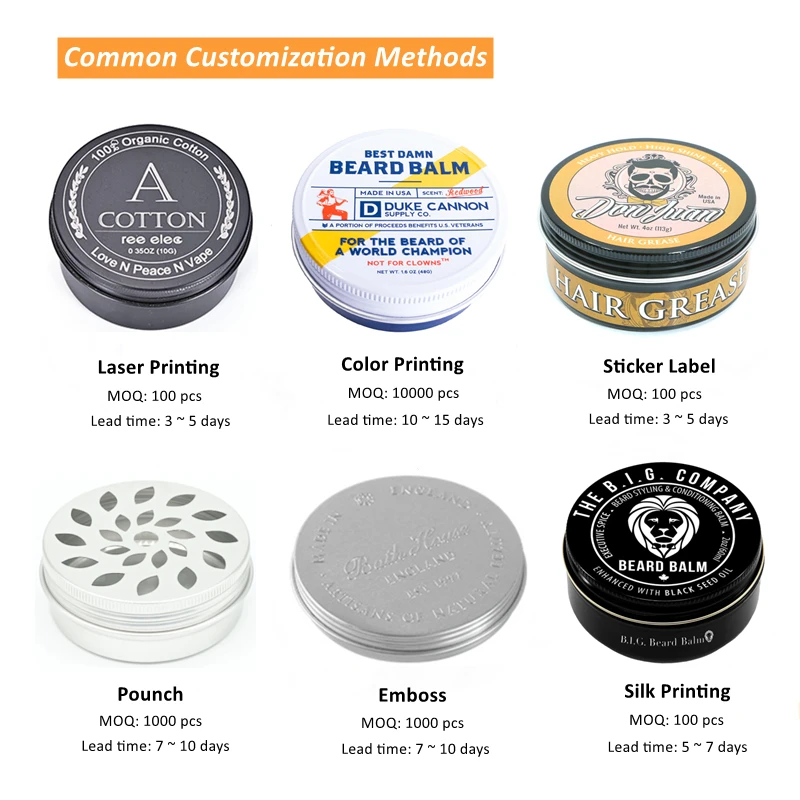 Box Container Jar D68x27mm X27mm Luxury Aluminum Cans Small Aluminum Packaging Aluminum White Cigar Casesn 2oz Sincereal