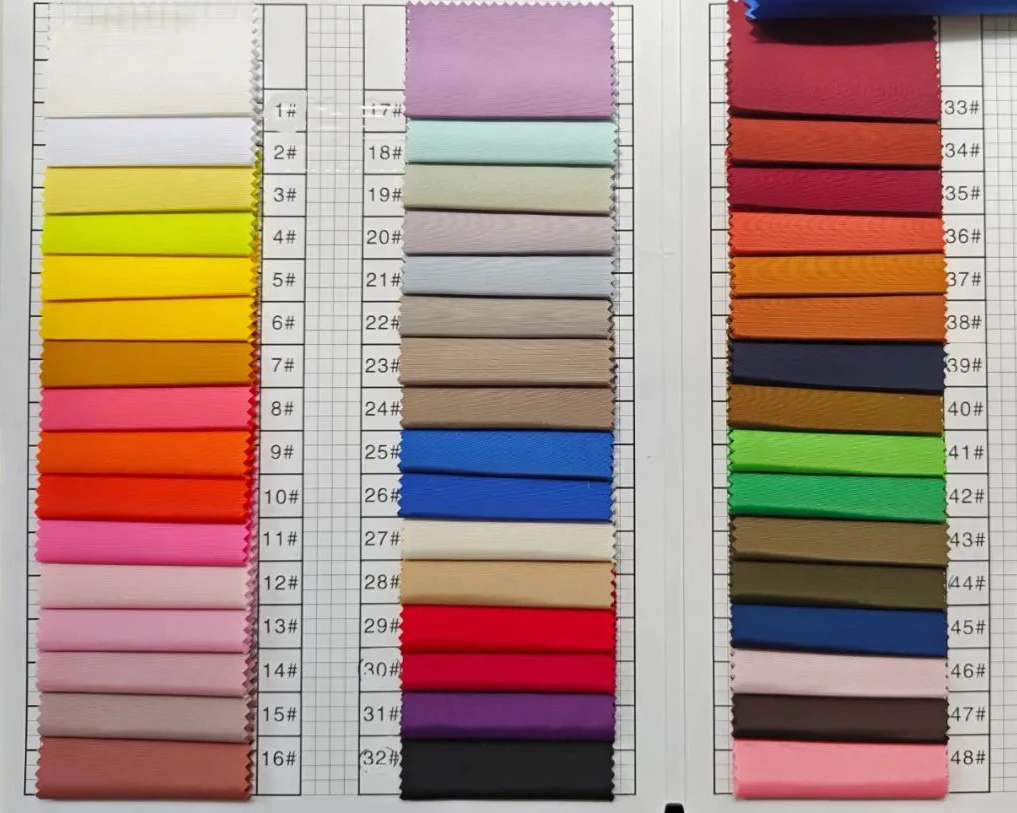 in stock 75D PU coating polyester plain taffeta water repellent waterproof woven Imitation Memory bag Fabric for coat jacket