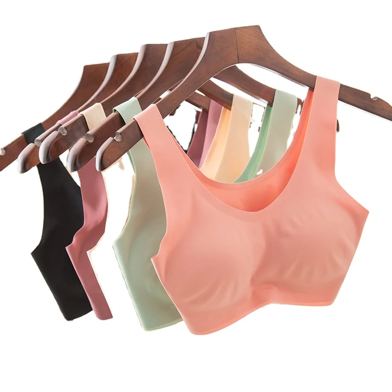 air cup gathers latex pad seamless Straighten Artifact reast push up bra