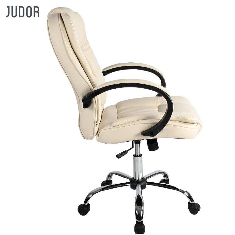 Judor Comfortable High-Back Leather Adjustable Office Chair Desk