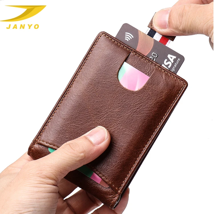  Wholesale short luxury multifunctional minimalist travel genuine leather branded men wallet 2021