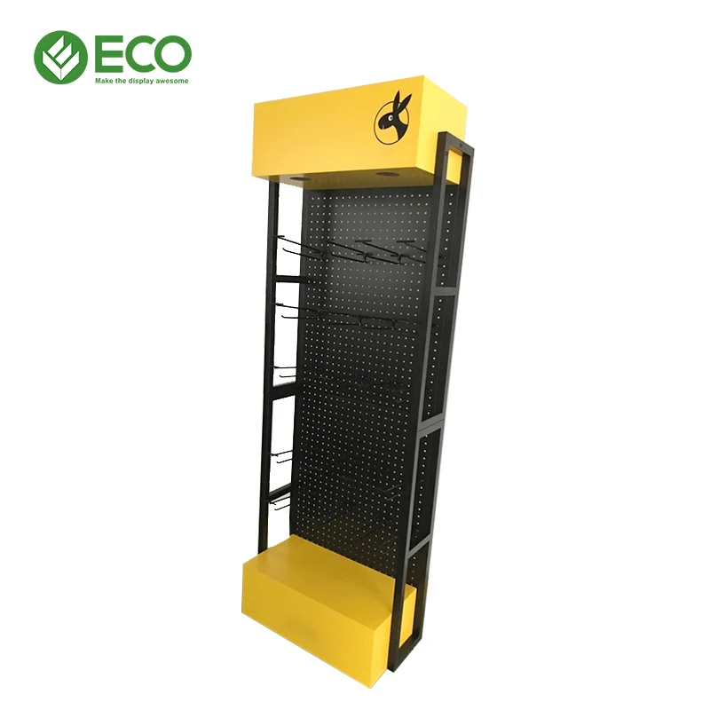 ECO Customized 4 Lays metal wire potato chips display rackchewing gum chocolate bar display stand
