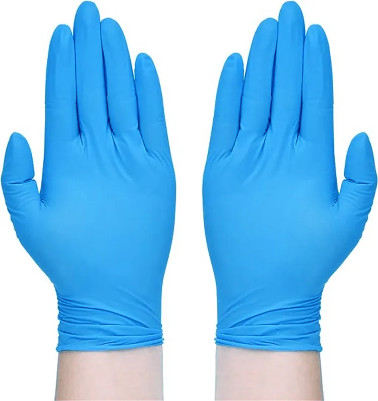 custom logo 5 mil latex free tattoo industry barber hair salon food service car household disposable glove pure nitrile gloves