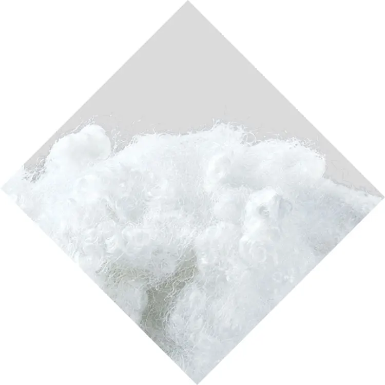 Fluffy Warm Pillow Filling Material Virgin Hollow Conjugated Siliconized Polyester Fiber Price