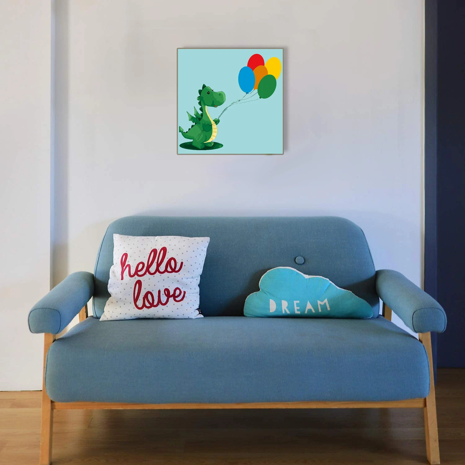 
Kids Image DIY Painting By Numbers Cartoon Animals Modern Acrylic Kit Painting For Children 20x20cm 