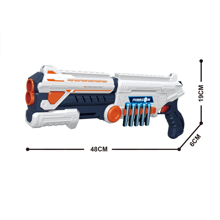 Hot Selling Sport Game Outdoor Boy Toys Plastic EVA Shooting Soft Bullet Gun Toys Set for Kids