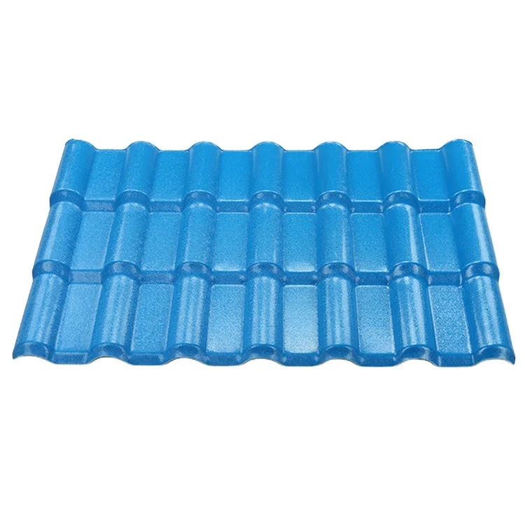 Fireproof waterproof 1050mm ASA PVC Spanish bamboo roof tile roof sheet for traditional building construction