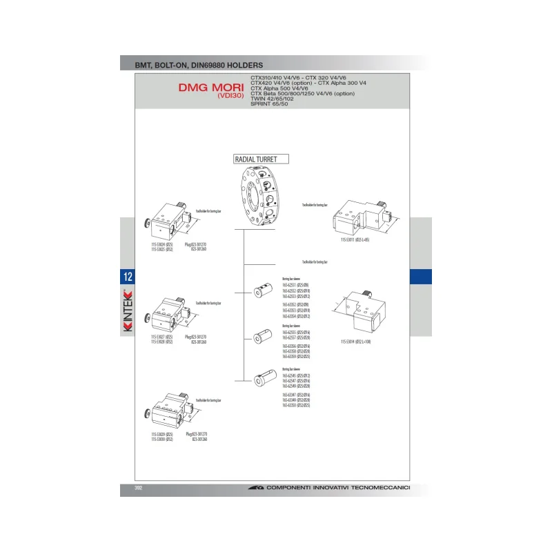 Excellent Quality High Hardness And High Precision Lathe Turning Tool Holders Dmg Mori Vdi30