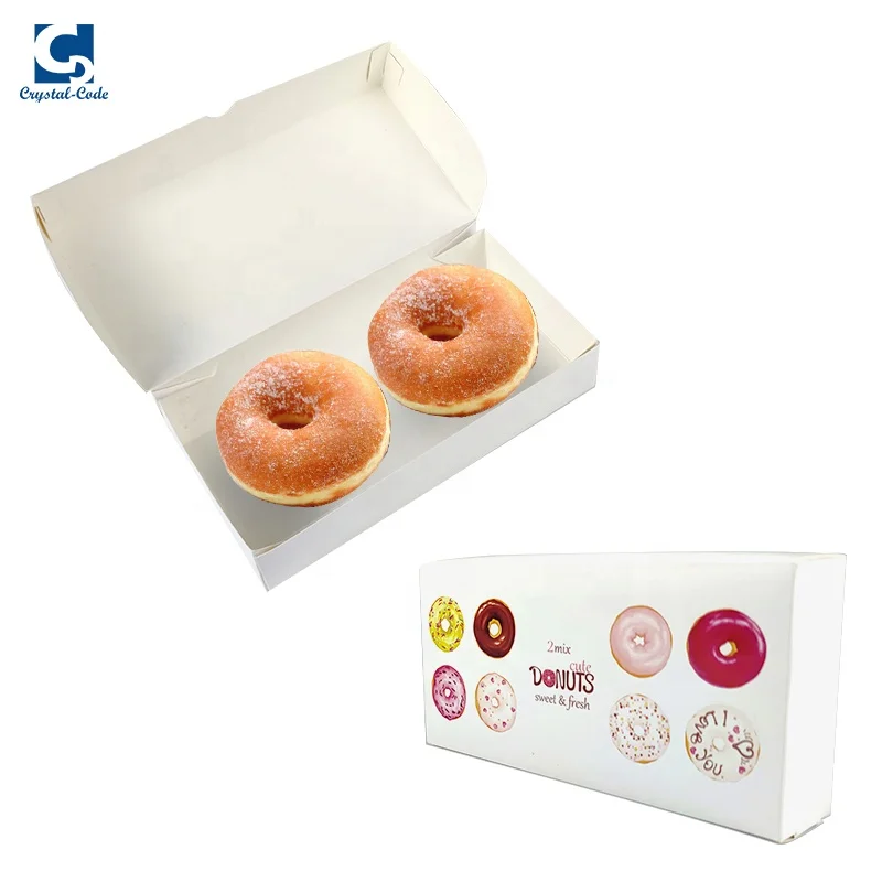 Box Pastry Bakery  Packaging Paper Custom Window Donuts  Gift Windows Clear Lid Macaron Cupcake Size Food Donut Boxes