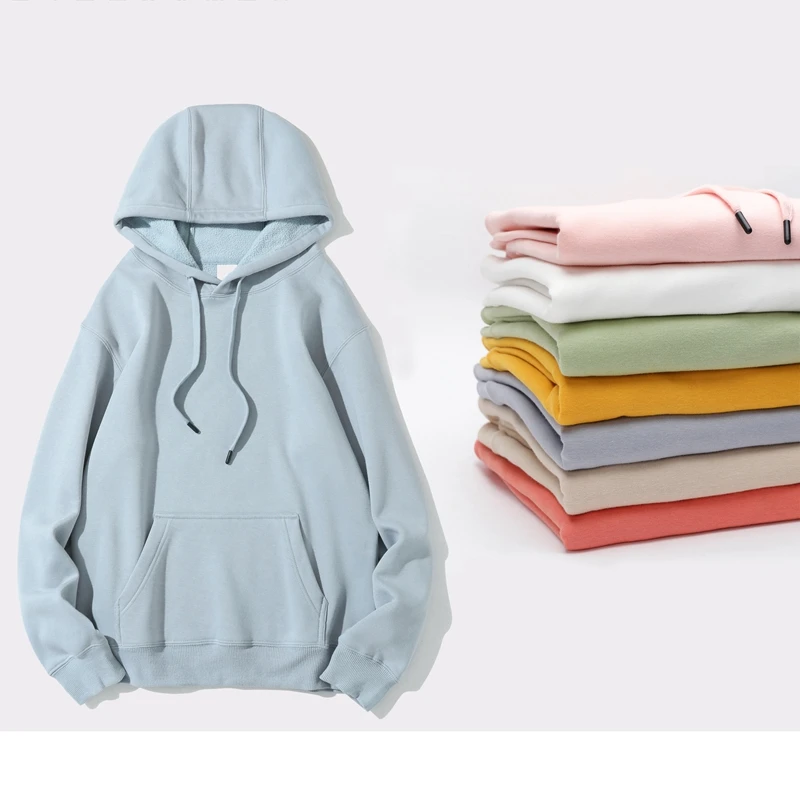 Hoodie Manufacturers Unisex Pullover 400 GSM 100% Cotton Blank Sudaderas Men Fleece Hoodies