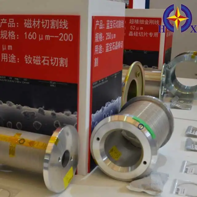 Electroplated diamond wire saw for Silicon Slicing