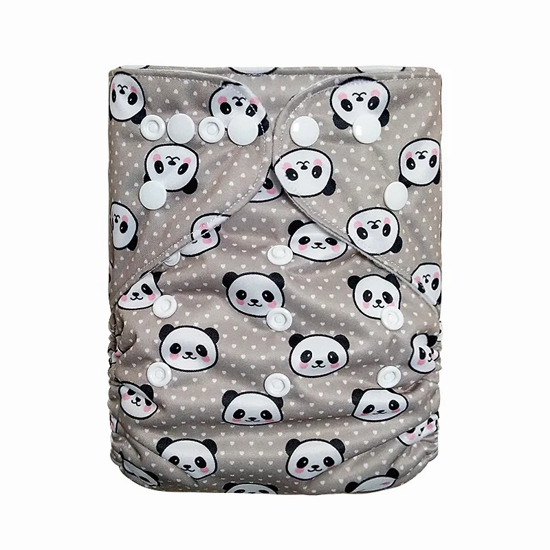 Wholesale customized adjustable new design manufacturer printed washable reusable classic rocket style baby cloth diaper pant