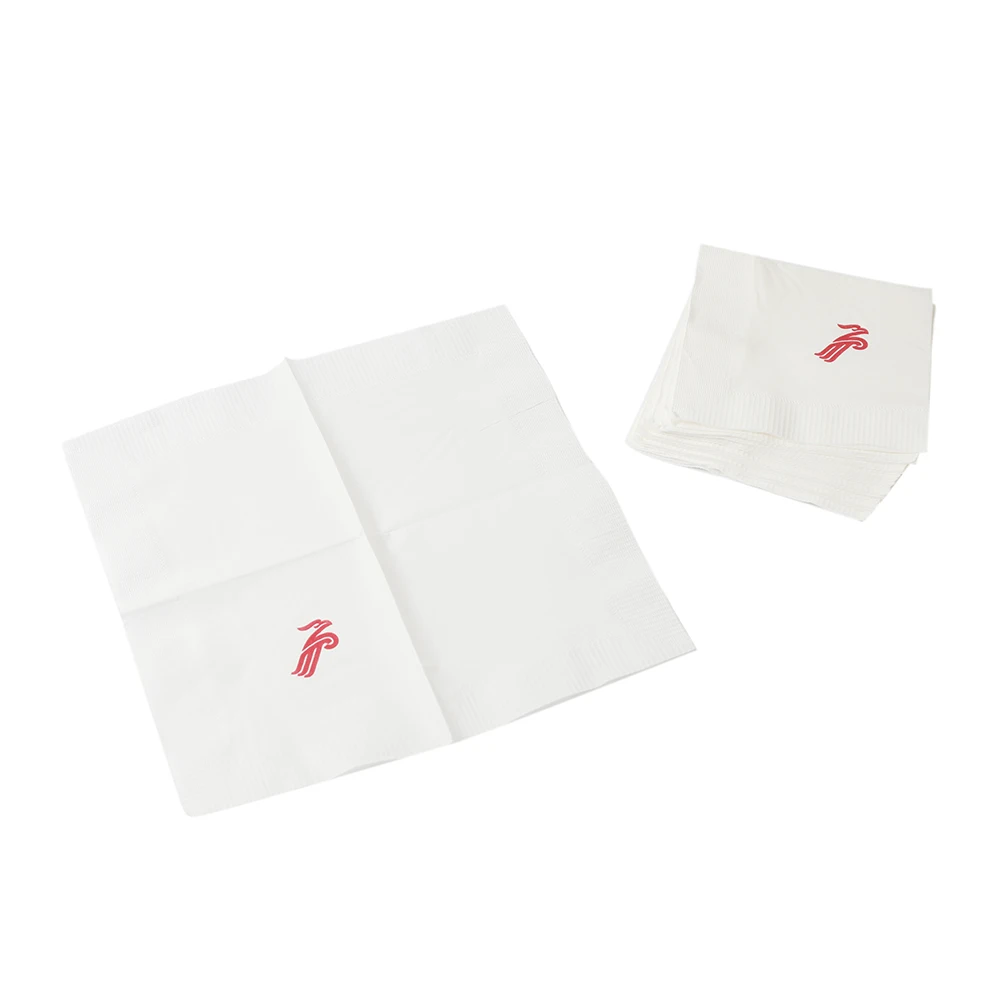Dinndisposable Black Paper Towel Napkin Cocktail Bar Napkins 10Cm Restaurant Tissue 2 Ply Coloured Pre Packaged Custom Image