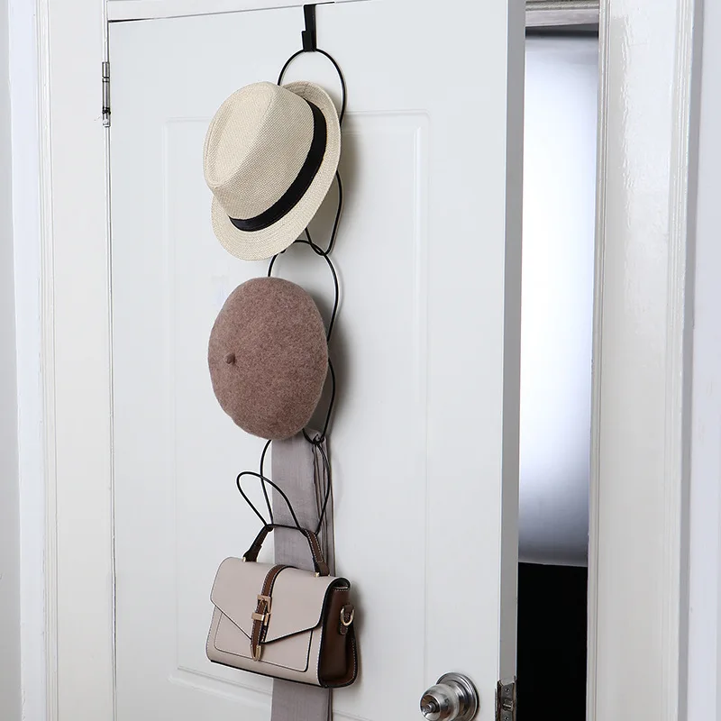 Creative Door Back Hat Storage Hook Cap Organizer Holder Rack