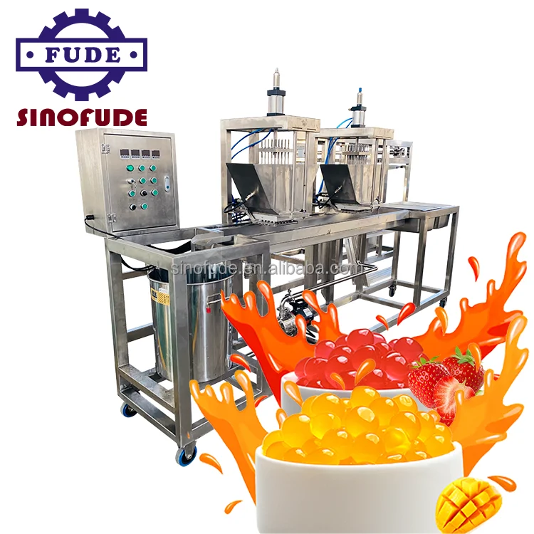 taiwan bubble tea pearls milk tea water fruit juice filling popping boba bursting ball production line