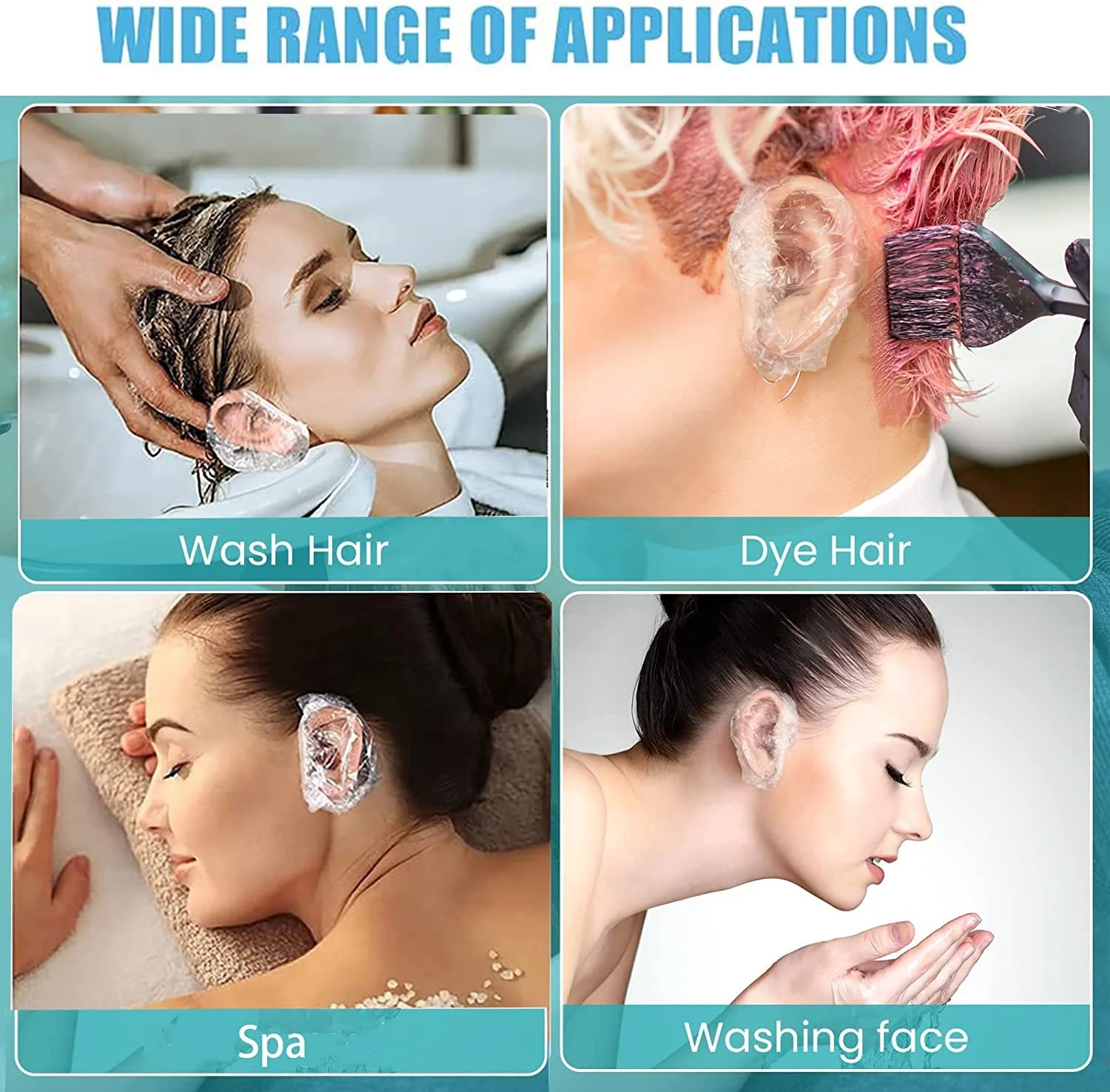 Earmuffs Waterproof Plastic Ear Cover For  Muff Ear Protection