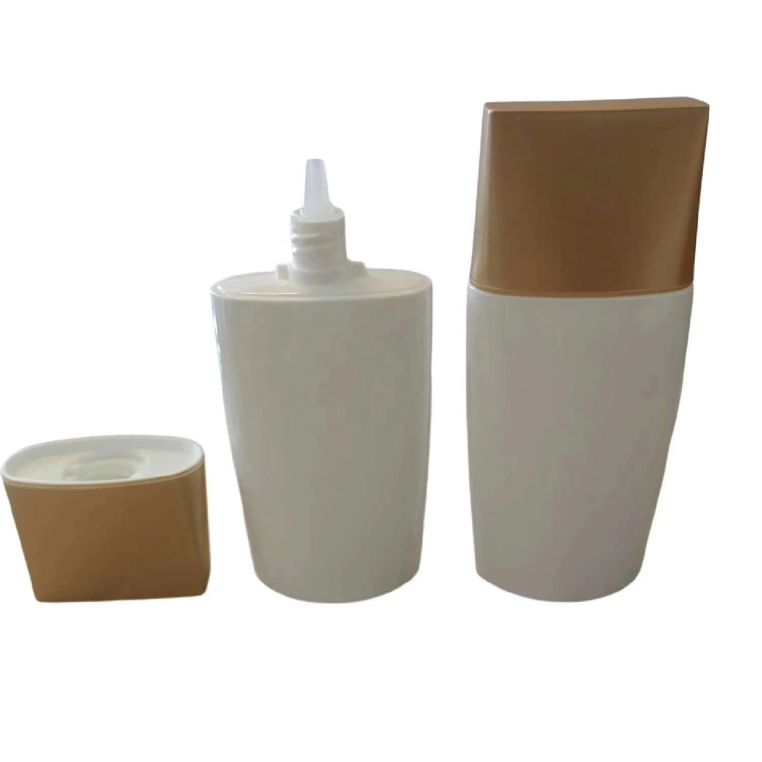 60ml 2oz HDPE and EVOH sunscreen bottle for plastic BB cream cosmetic bottle packaging