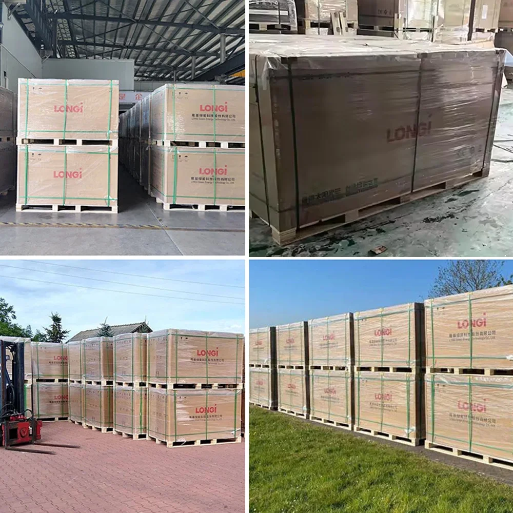 Tier 1 A Grade Original Longi Himo X6 Explorer Solar Panels With HPBC Technology LR5-72HTD 570w 575w 580w 585w