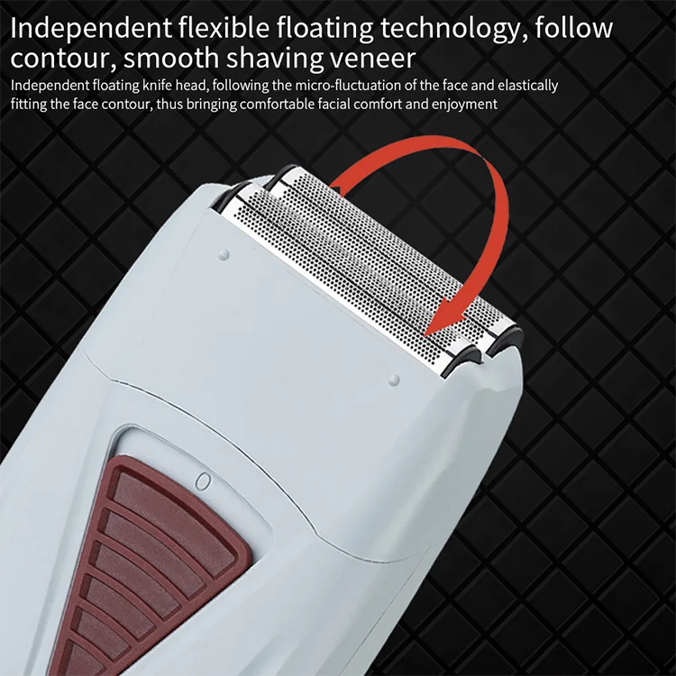 Manufacturer Professional Rechargeable Male shaver electric Cordless USB beard shaver Twin Blade electric shaver