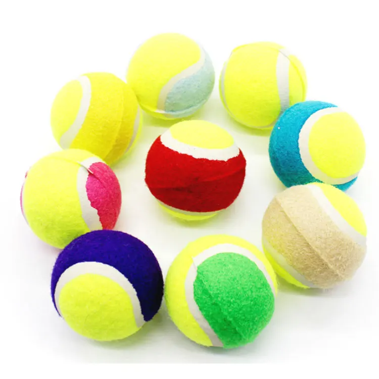 Tennis Training Balls Customized Logo Dog Balls Tennis Toys Pet Tennis Ball With Logo