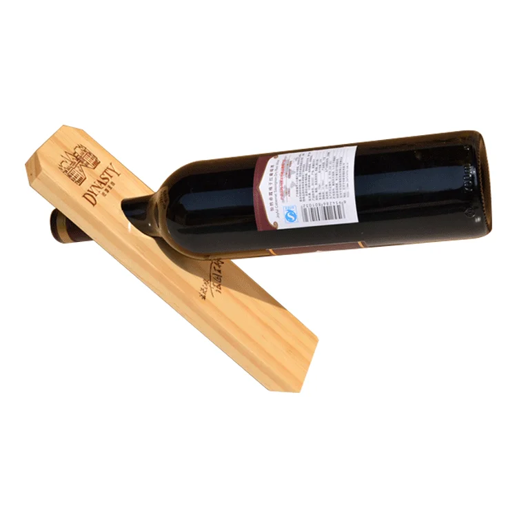 custom small wooden wine racks single wine bottle holder for sale