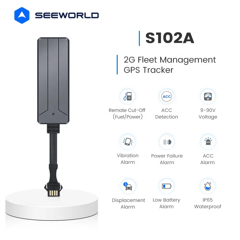 SEEWORLD Best Selling Mini Hidden Rastreador Gps Car Alarm Tracker with Tracking System