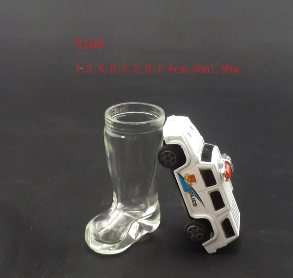 20ml, 30ml, 500ml 800ml, 1000ml,1200ml, 2000ml, 2500ml, 3000ml DAS boot shaped shot Beer Glasses mug