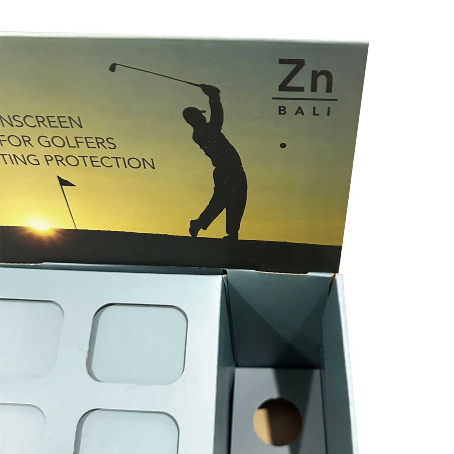 Corrugated PDQ Display Box Cardboard Table Countertop Stand Sunscreen Counter Display