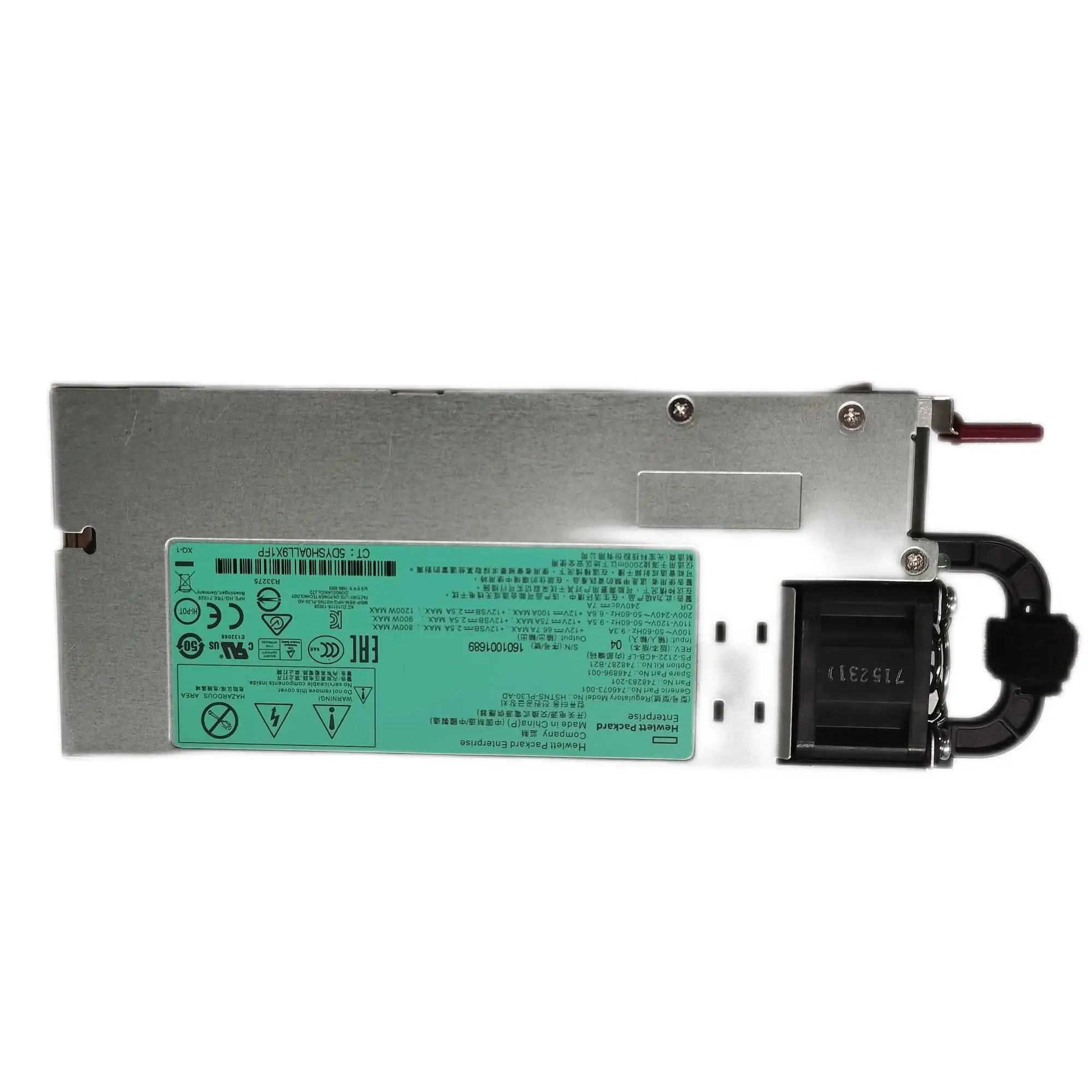 746073-001For HP DL580 G9 Power Supply HSTNS-PL30-AD  748283-201 748287-B21 748896-001 1200W Fully Tested HEP