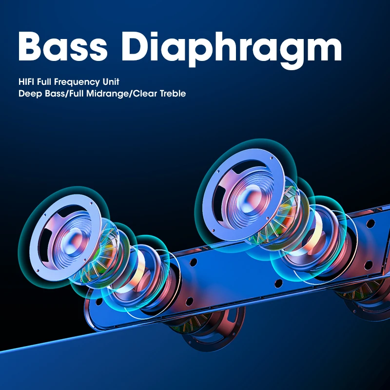 PC Speaker Sound Bar Speaker Home Theater TV Computer Speakers Wired 3.5MM Audio with Mic