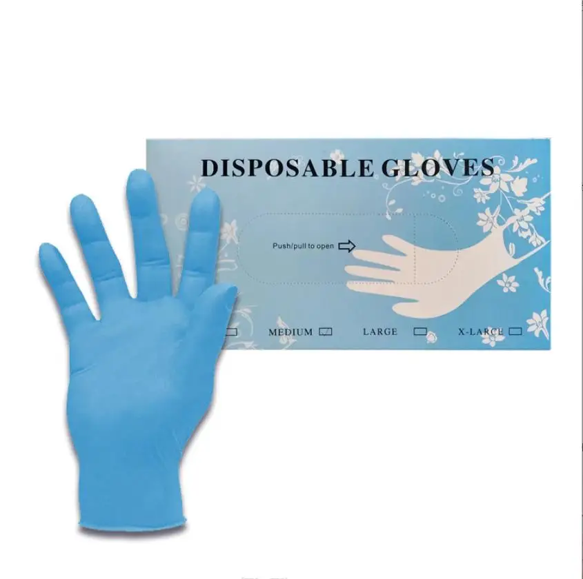 Wholesale Cheap Vinyl Black Nitrile Protection Powder Free Pvc Nitrile Gloves