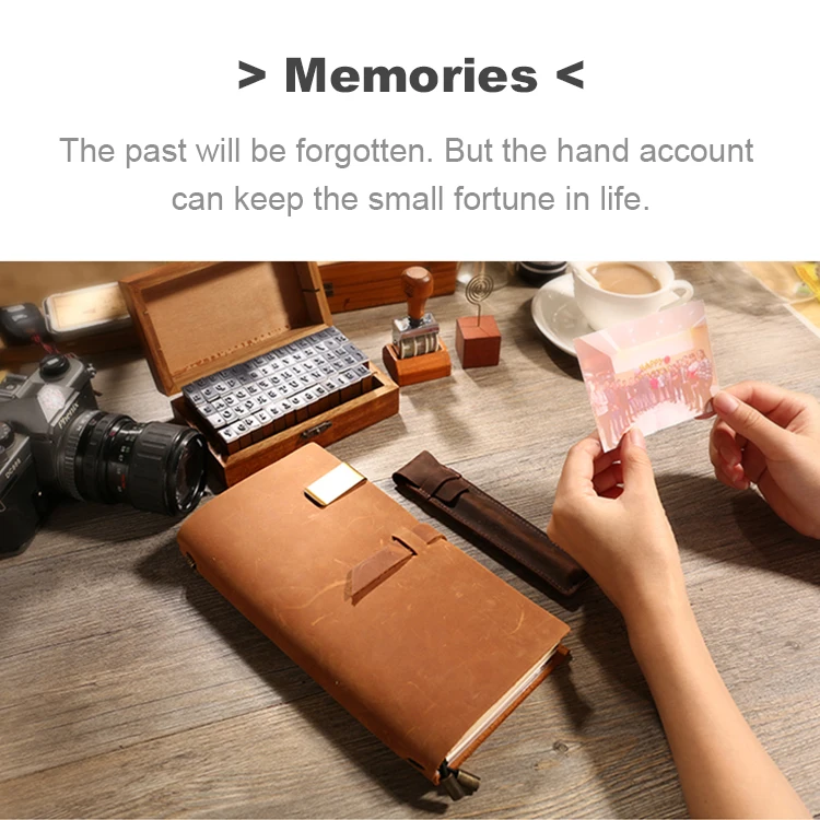 Personalized Classical Vintage Handmade Refillable Genuine Leather Notebook Travel Journal Diary 22 x 12cm