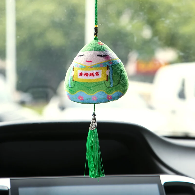 New Dragon Boat Festival Simulation Zongzi Pillow Backpack Pendant Gift Creative Plush Toy Wholesale