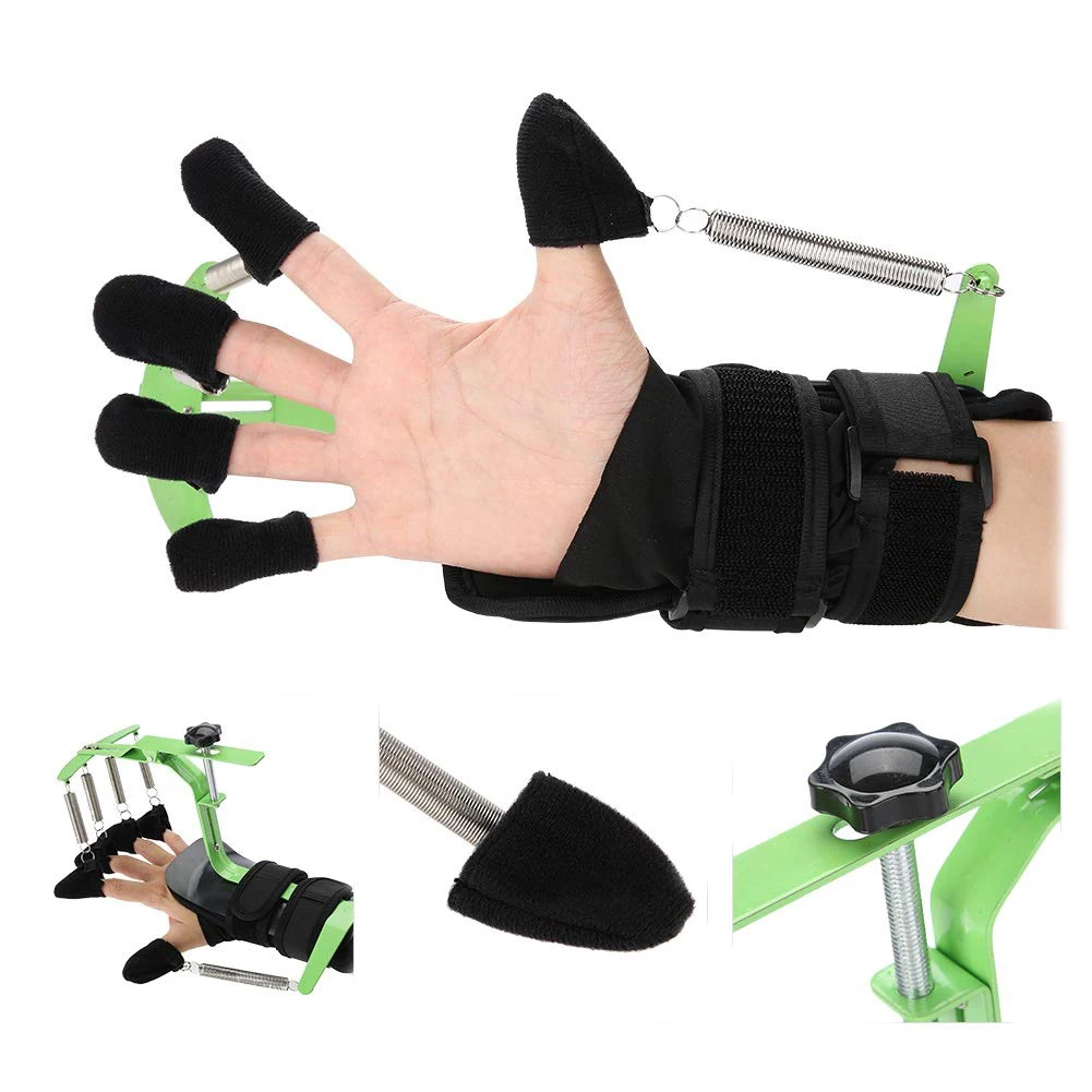 Macromolecule material five fingers hold ball stroke hemiplegia rehabilitation training elderly movement finger strength wrist