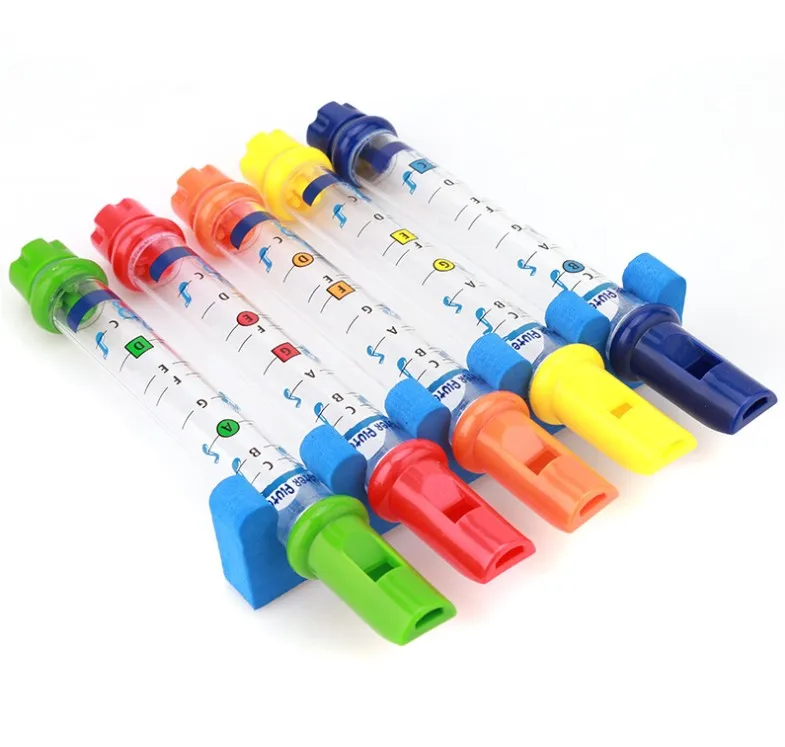 Красочные веселые Музыкальные звуки Детская ванна мелодии душ водная флейта игрушка для детей